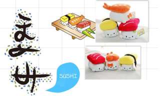 JAPAN SUSHI PILLOW VARIOUS FOOD CUSHION TOY PLUSH DOLL / FREE SHIP / X 