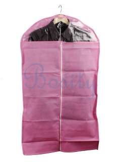 Pink 40 Suit Dress Garment Large Clothes Storage Bag Dustproof Cover 