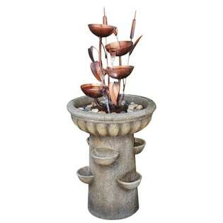 Asia Direct Copper and bronze finish indoor / outdoor water fountain 
