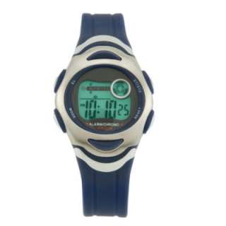   Calendar Day/Date Faststrap Black/Green Digital Watch with Black Band