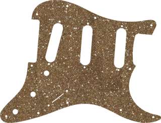 Pickguard 4 Fender Strat Champagne Gold Sparkle NEW   