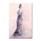 Trademark Art 22x32 inches Beverly Brown Long Purple and Pink Dress