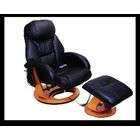 Aosom i3238 Black Synthtic Leather Massage Recliner TV Chair with 