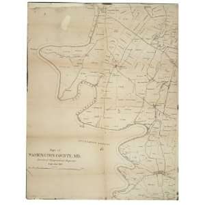  Civil War Map Part of Washington County, Md. / Bureau of 