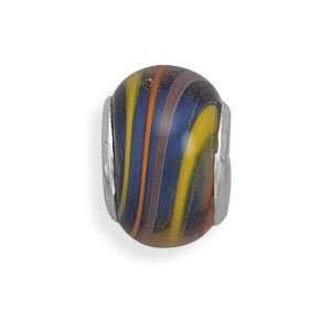  Multicolored Lined Glass Bead Jewelry