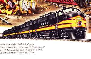 1945 Ad~ GM Railroad Diesel Locomotive~NORTHERN PACIFIC  