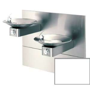 WHITE White Hi Lo Barrier Free, Wall Mounted, Dual Drinking Fountains 