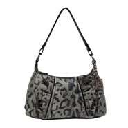 Rosetti Gl Ruffle Bow Hobo Grey/Black 