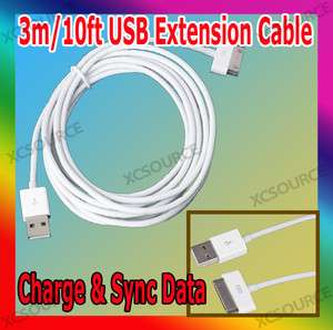 3M 10ft Long USB Cable Charging Cord For iPhone4 2G 3GS iPod Nano 
