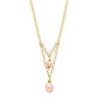 goldia 14k Gold Natural Color Cultured Pearl Drop Necklace