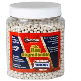Crosman Crosman 6mm Biodegradable airsoft BBs, 0.20g, 5,000 rds