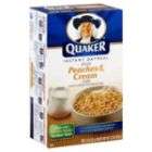 Quaker Oatmeal, Instant, Peaches & Cream, 10   1.23 oz (35 g) packets 
