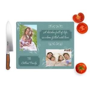  Home Filled With Love Photo Glass Cutting Board 