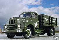 Vintage   1957 US ARMY STAKE TRUCK   First Gear  