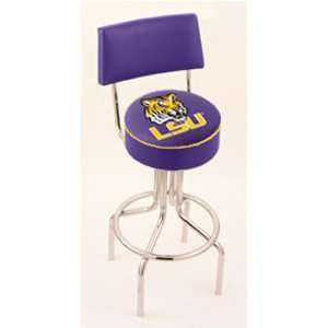  LSU Tigers 25 Tulip base Swivel Bar Stool with 4 Thick Seat 