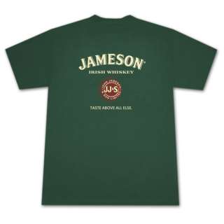 Jameson Irish Whiskey Seal Green Graphic Tee Shirt  