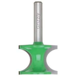  Grizzly C1025 Bull Nose Bit, 1/4 Shank, 1 1/8 Cutter Dia 