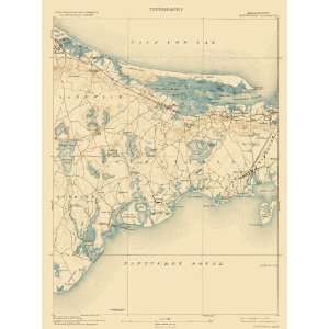  USGS TOPO MAP BARNSTABLE QUAD MASSACHUSETTS (MA) 1893 