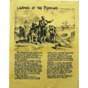  Landing of the Pilgrims 1620 