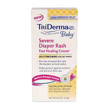 TriDerma Baby Severe Diaper Rash Fast Healing Cream   Genuine Virgin 