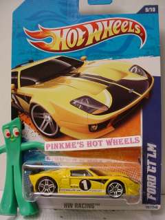 2010/2011 Hot Wheels FORD GT LM #157 US ★Kmart YELLOW★  