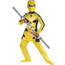 Yellow Power Ranger Deluxe Halloween Costume   Child Size Small 