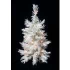 Darice 18 Pre Lit Snow White Artificial Christmas Tree   Clear Lights