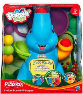 Playskool Poppin Park Elefun Busy Ball Popper   Blue   Hasbro 