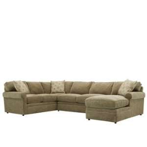  Brentwood Sand Chenille 3pc Sectional Sofa
