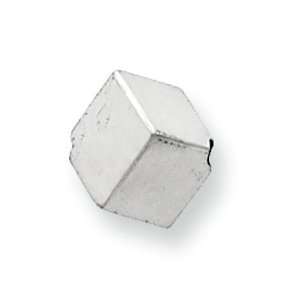  Sterling Silver 6.0mm Square Bead Jewelry