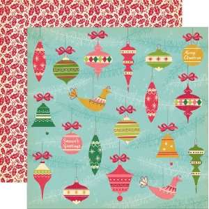  Holiday Style Double Sided Paper 12X12 Deck The Halls 