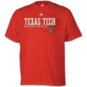  Texas Tech adidas Basketball Hang Time Tee   Mens Sports 