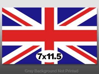 Large Union Jack Flag Sticker  UK stickers decal big gb  