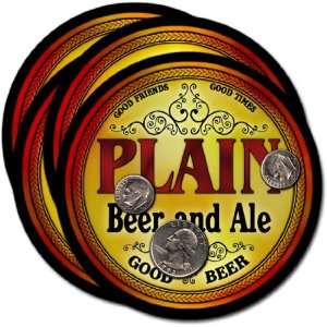 Plain , WI Beer & Ale Coasters   4pk