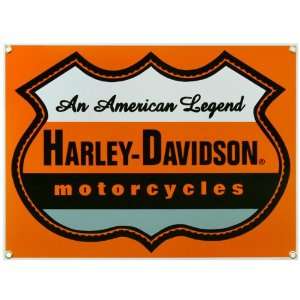  Harley Davidson® American Legend Porcelain Sign