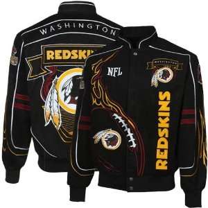   Washington Redskins Big & Tall On Fire Jacket 5XL