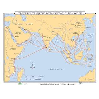   30299 121 Trade Routes in The Indian Ocean, C. 500 1000CE 