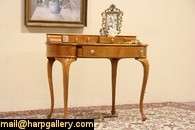 Birdseye or Curly Maple Writing Desk or Dressing Table  