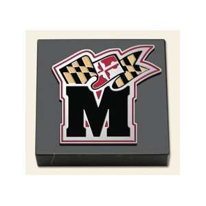  University of Maryland Terrapins Paperweight,spirit Medall 