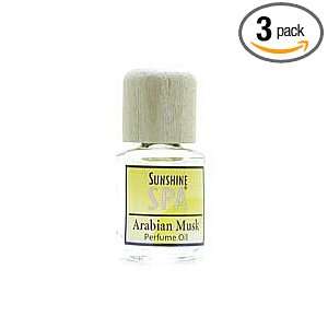 Sunshine Herbal Oils Arabian Musk   0.25 Oz, 3 Pack (Image may vary)