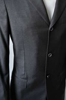 VALENTINO Grey Mens 3 Button Blazer Pant Suit Jacket 38 48 R  