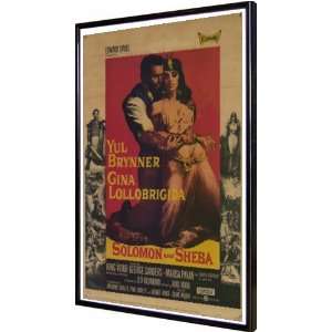  Solomon and Sheba 11x17 Framed Poster