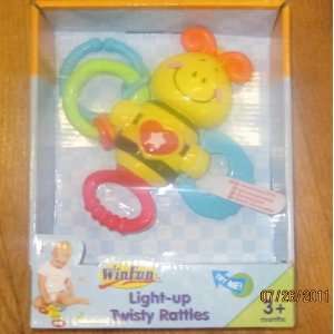  Win Fun Light up Twisty Rattles Suitable for Babies Aged 3 