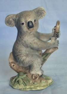 VTG LEFTON Bisque Porcelain KOALA Bear Figurine RARE  