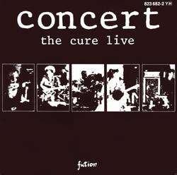 The Cure Concert   The Cure Live CD NEW (UK Import) 042282368225 