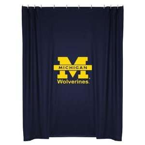  Michigan Wolverines Bathroom Shower Curtain Sports 
