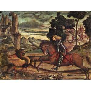    St George and the Dragon 2, By Carpaccio Vittore 