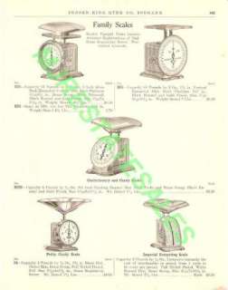 1911 Antique Family Counter Candy Scale Catalog AD  