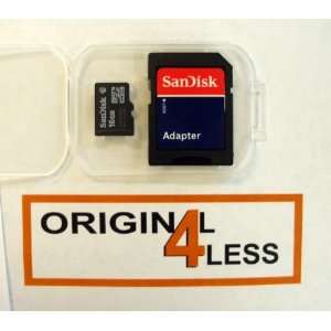  Sandisk Micro SD / Micro SDHC 16gb Flash Memory Card for Blackberry 