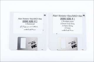 Atari Notator Ensoniq Demos PT 1 & 2 Install Disks  
